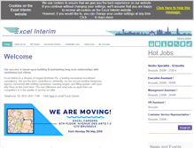 Tablet Screenshot of excel-interim.com